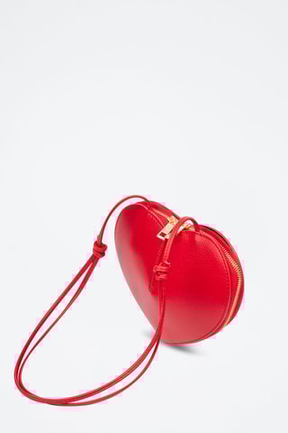 Mala a tiracolo de couro Barbaresco - Vermelho