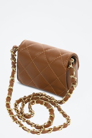 Mala a tiracolo em couro Ancarano Camel