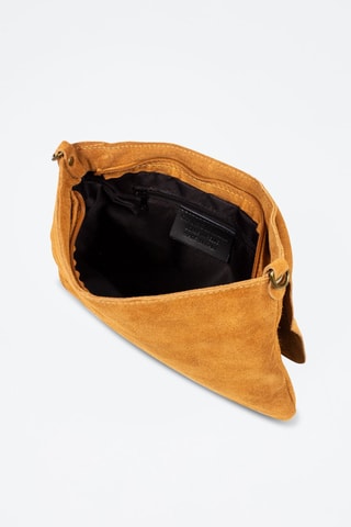 Mala a tiracolo em nobuck Alpette - Camel