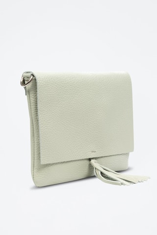 Mala a tiracolo em couro Andorno - Verde-água