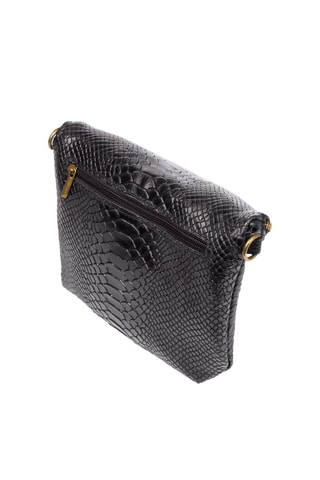 Mala a tiracolo em couro Ancona - Preto