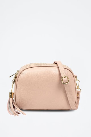 Mala a tiracolo em couro Rosa - Firenze Artegiani