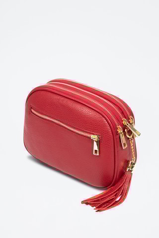 Mala a tiracolo em couro Vermelho - Firenze Artegiani