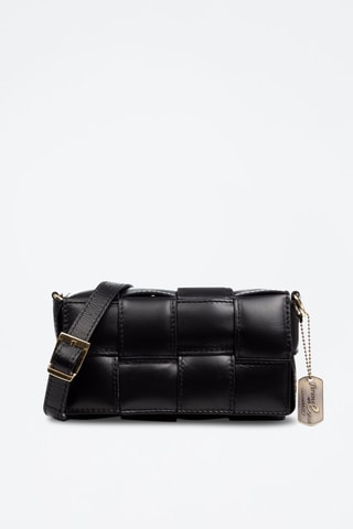 Mala a tiracolo em couro Anela Preto