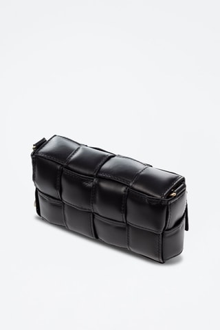 Mala a tiracolo em couro Anela Preto