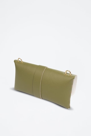 Mala a tiracolo em couro Amaseno - Caqui