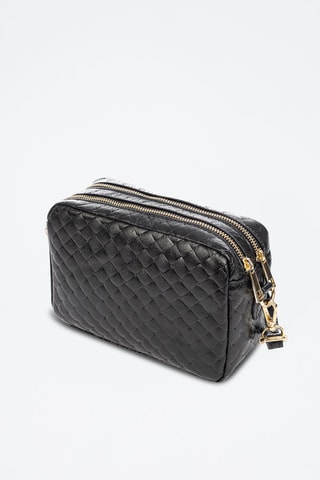 Mala a tiracolo em nobuck Degna - Preto