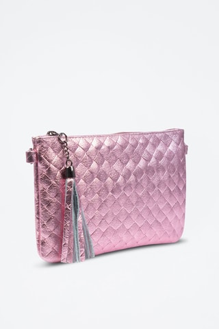 Mala a tiracolo em nobuck Oleggio - Rosa