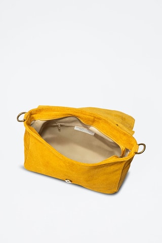 Mala a tiracolo em nobuck Aviatico - Camel