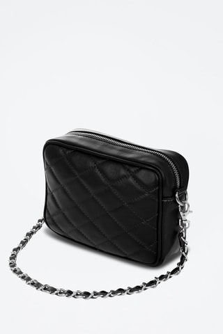 Mala a tiracolo em couro Cleopatra - 
Preto