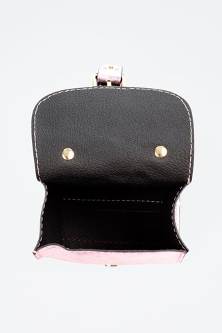 Mala a tiracolo em couro Anfo - Rosa-pálido