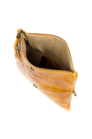 Mala a tiracolo em couro Lecce - Mostarda