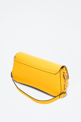 Mala a tiracolo em couro Anzano - Amarelo
