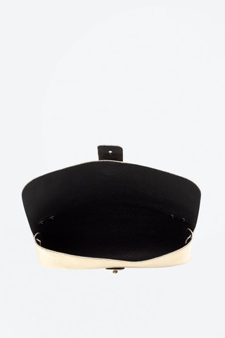 Mala a tiracolo em couro Dourado - Firenze Artegiani