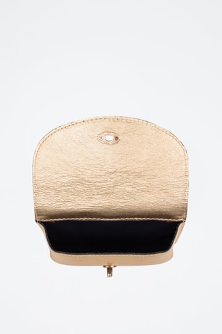 Sac bandoulière en cuir Aquilonia - Doré