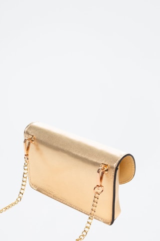 Sac bandoulière en cuir Aquilonia - Doré