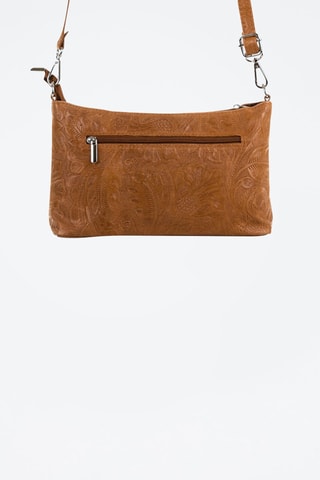 Mala a tiracolo em couro Martia - Camel