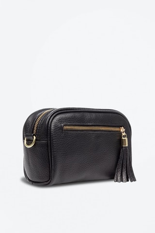 Mala a tiracolo em couro 
Preto  - Firenze Artegiani 