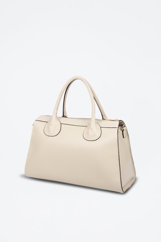 Mala shopper de couro Bagaladi - Bege