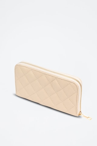 Carteira em couro Andali - Creme