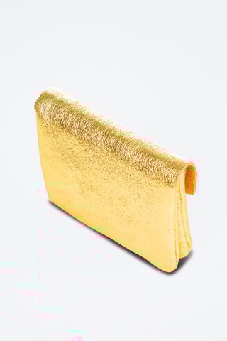 Porta-moedas de nobuck Dourado