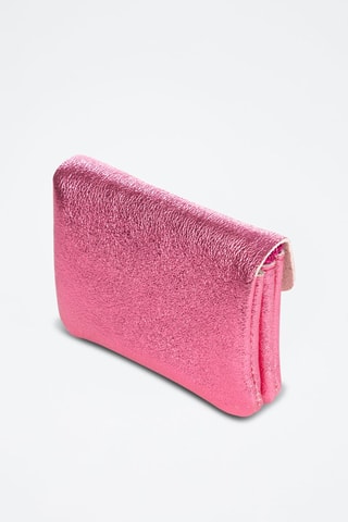 Porta-moedas de couro Alpignano - Rosa