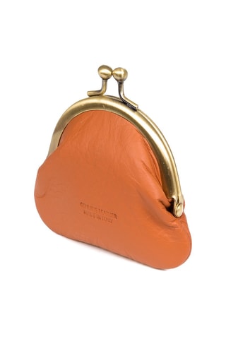 Porta-moedas em couro Ausilia Monedero - Camel