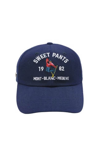 Casquette en laine Megeve Bleu marine