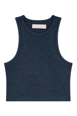 Débardeur crop-top Urban Tank Crop Bleu marine