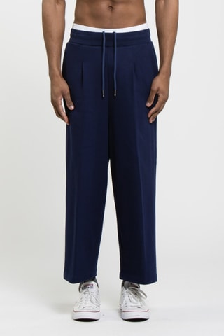 Pantalon large Suit - Bleu marine