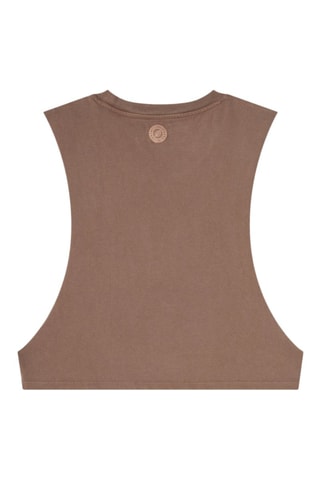 Crop-top Urban Cut Tank - Marron