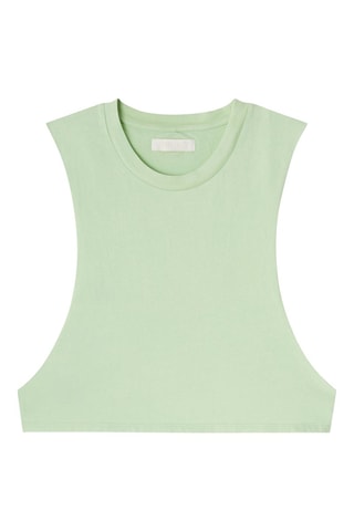 Crop-top Urban Cut Tank Vert clair