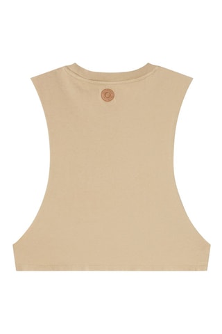 Crop-top Urban Cut Tank Camel