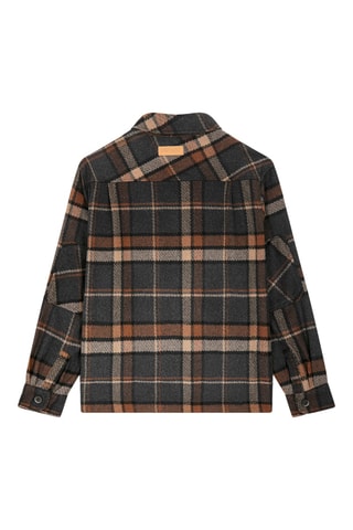 Surchemise en laine Wool Overpenny - Marron