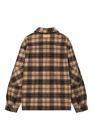 Surchemise en laine Wool Overpenny - Marron