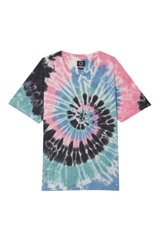 T-shirt Slide Logo - Bleu et rose