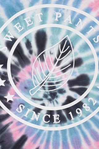 T-shirt Slide Logo - Bleu et rose