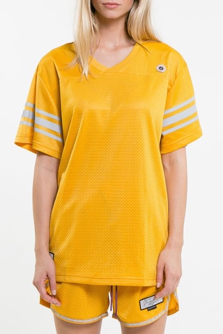 T-shirt Touchdown - Doré et gris