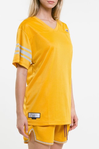 T-shirt Touchdown - Doré et gris