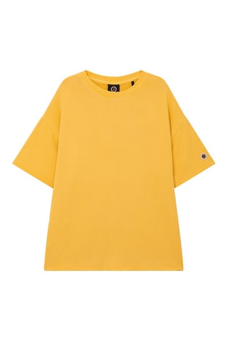 T-shirt oversize Crew - Jaune
