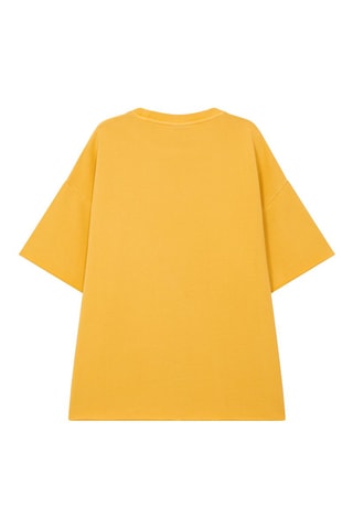 T-shirt oversize Crew - Jaune