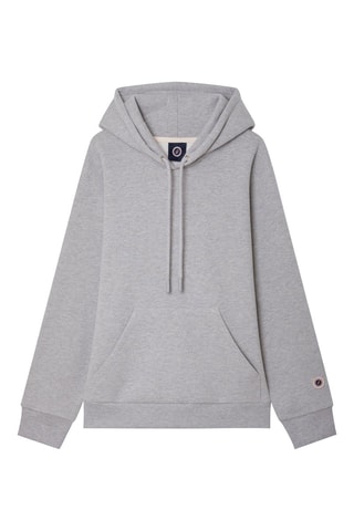 Sweat à capuche T Wide Hood - Gris chiné