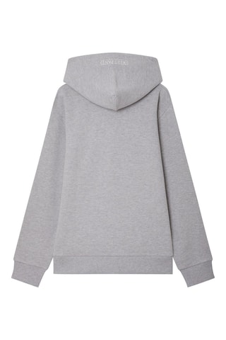 Sweat à capuche T Wide Hood - Gris chiné