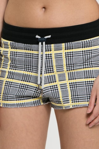 Shorty Print Gris et noir