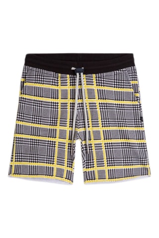 Short Tkid Cutoff Print Noir et jaune