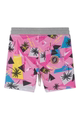 Short Tkid Cutoff Print Rose