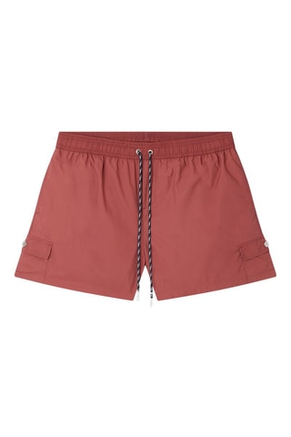Short de bain Oasis Rouge brique