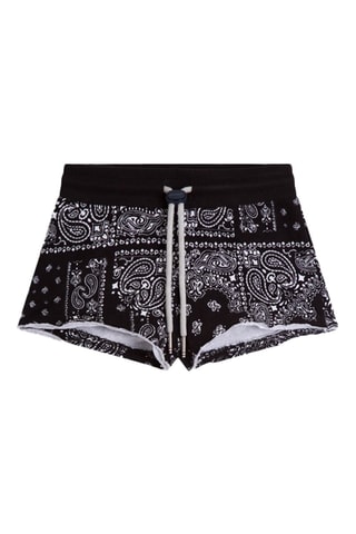 Short Kid Shorty Print Noir