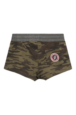 Short Kid Shorty Print Kaki