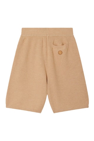 Bermuda en laine Moss - Camel